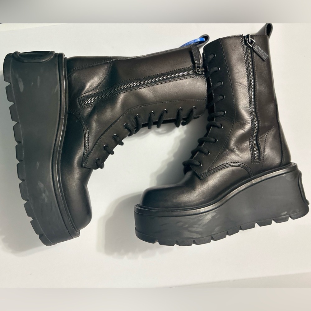 ⭐️Valentino VLOGO Platform Lace-up Combat Boots⭐️ As Is - Picture 13 of 13